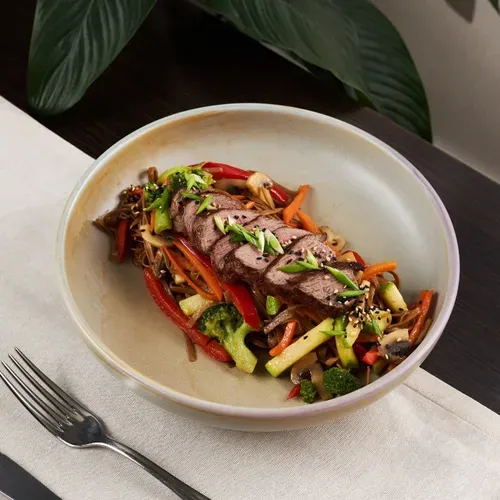 Soba cu carne de vită