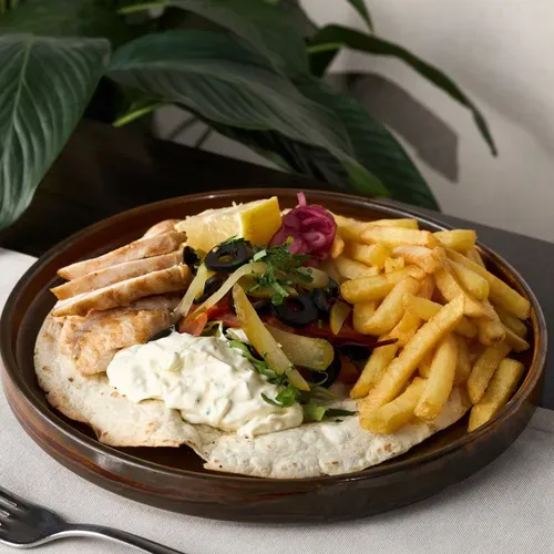 Gyros cu carne de pui